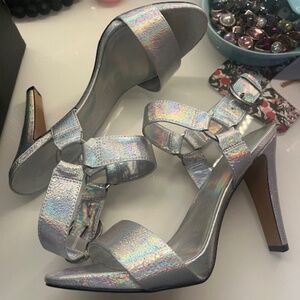 Karl Lagerfeld Paris Iridescent Heels